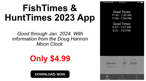 FishTimes & HuntTimes 2023 Apple App