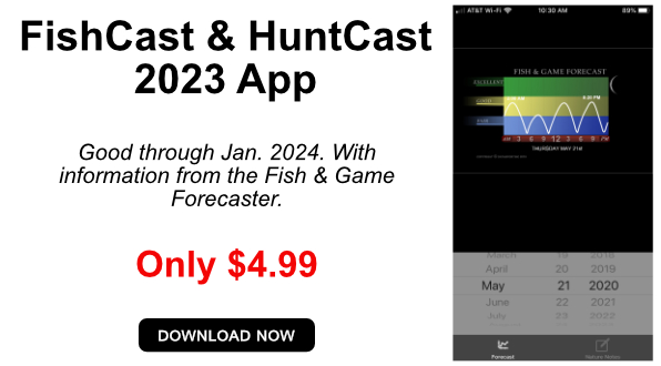 FishCast & HuntCast 2023 Apple App